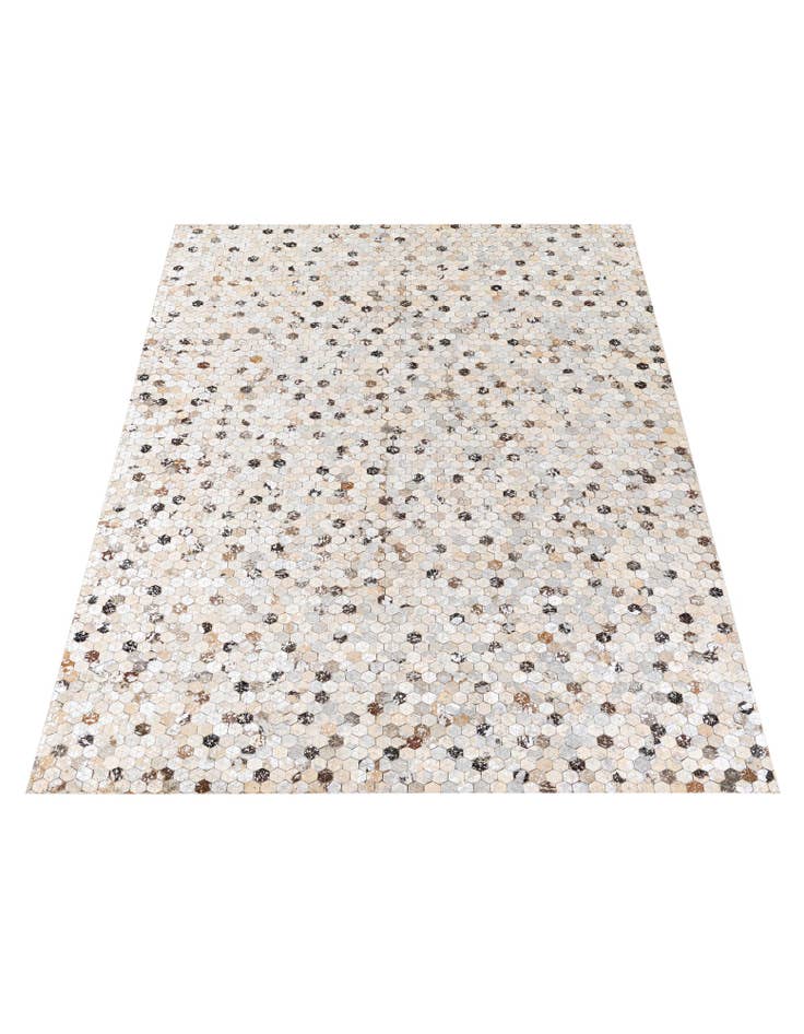 Detail image of 5' 3 x 7' 9 Cowhide Stocks Rug