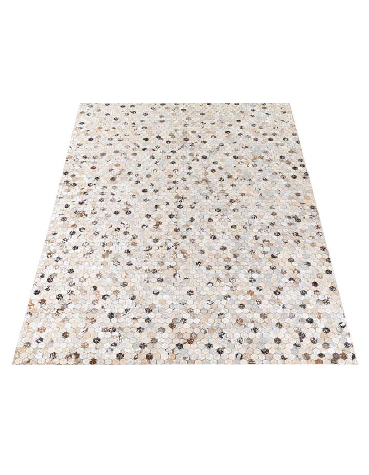5' 3 x 7' 9 Cowhide Stocks Rug