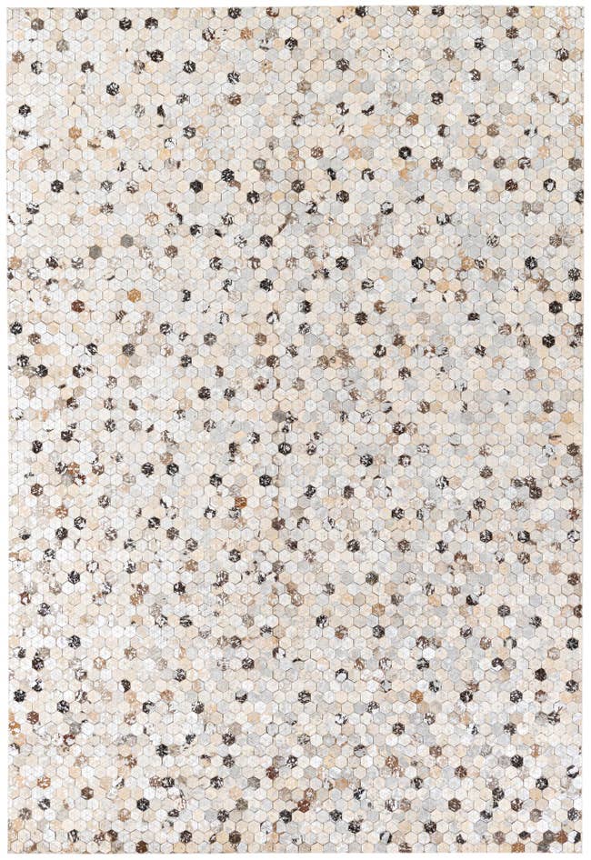 Detail image of 5' 3 x 7' 9 Cowhide Stocks Rug