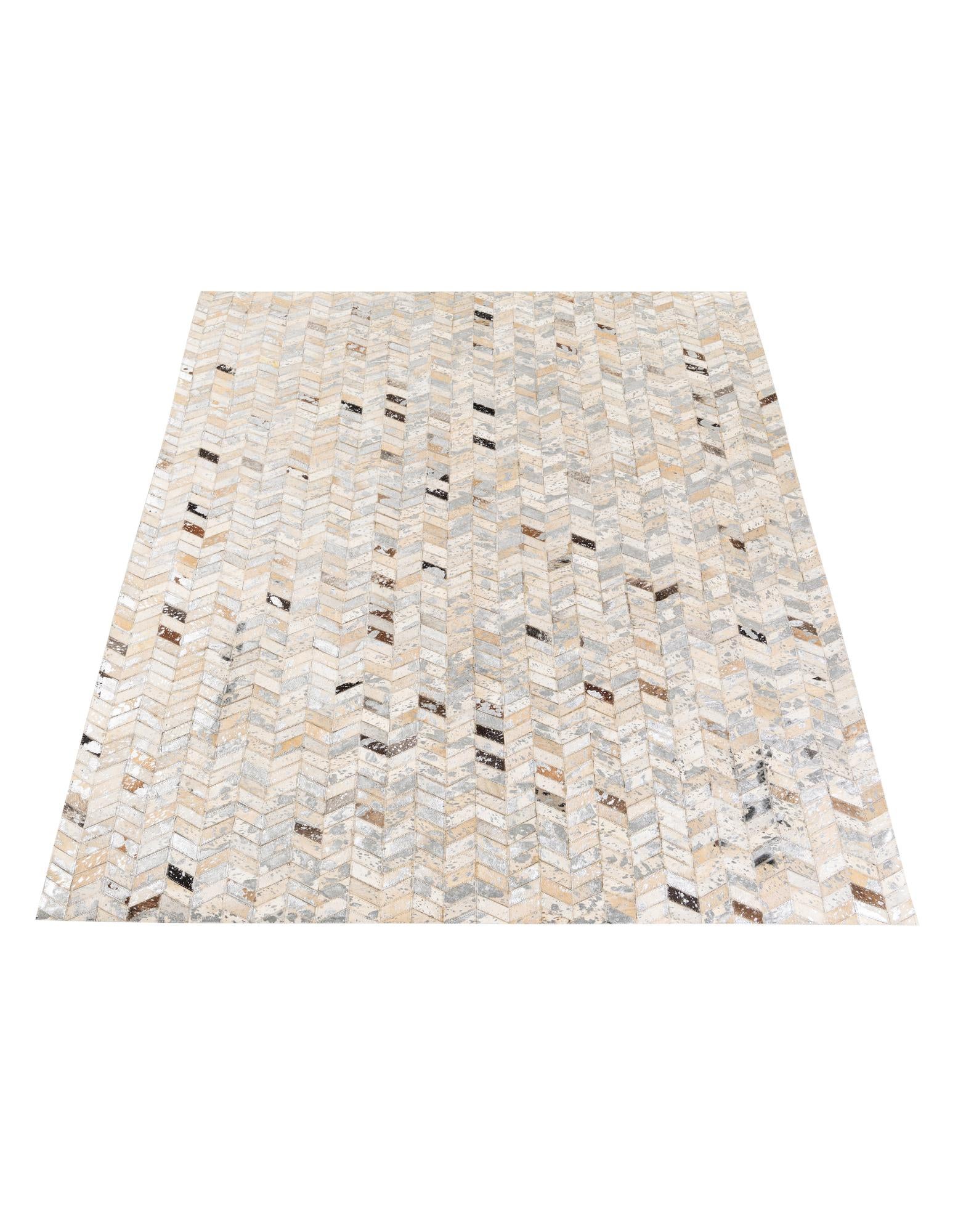 5' 3 x 7' 3 Cowhide Stocks Rug