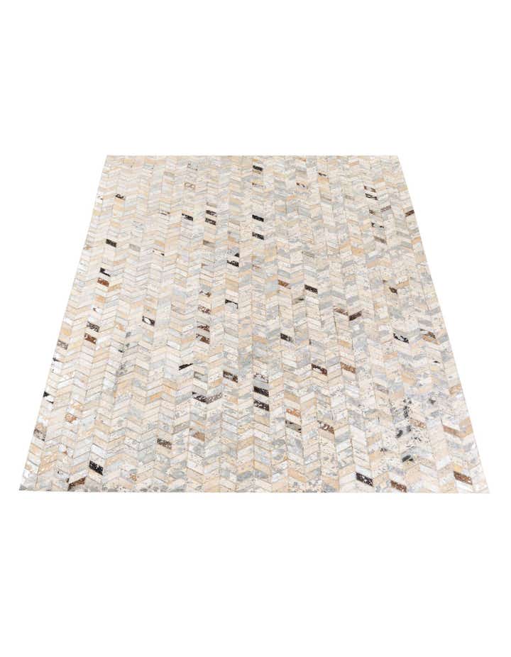 5' 3 x 7' 3 Cowhide Stocks Rug