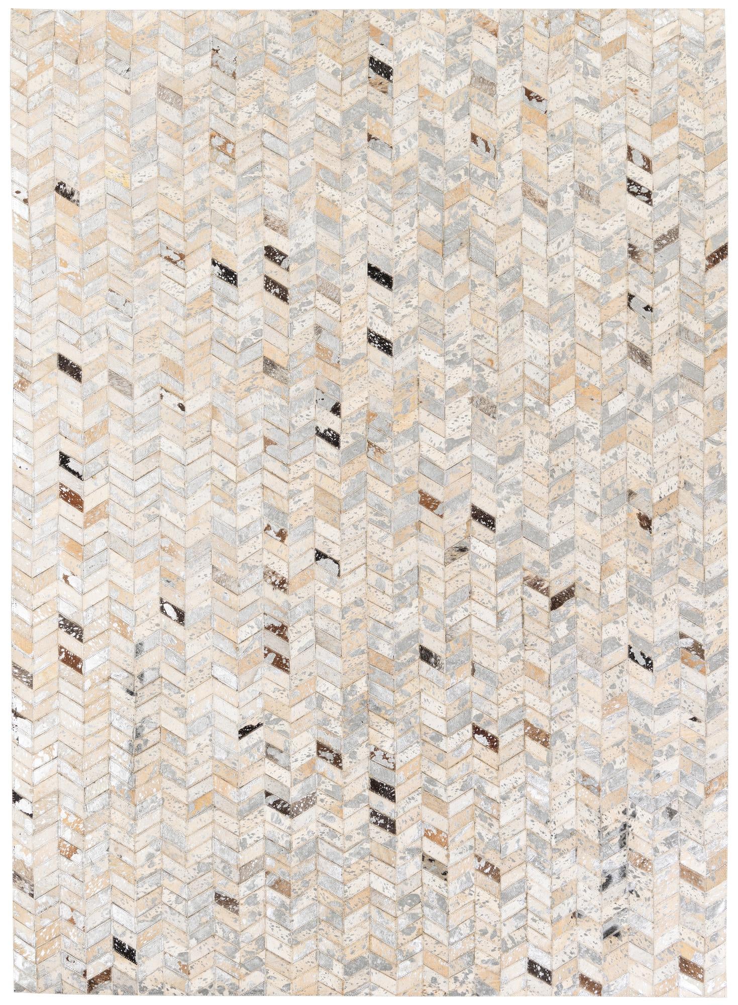 5' 3 x 7' 3 Cowhide Stocks Rug