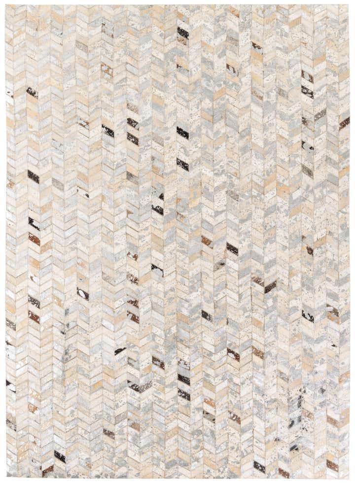 5' 3 x 7' 3 Cowhide Stocks Rug