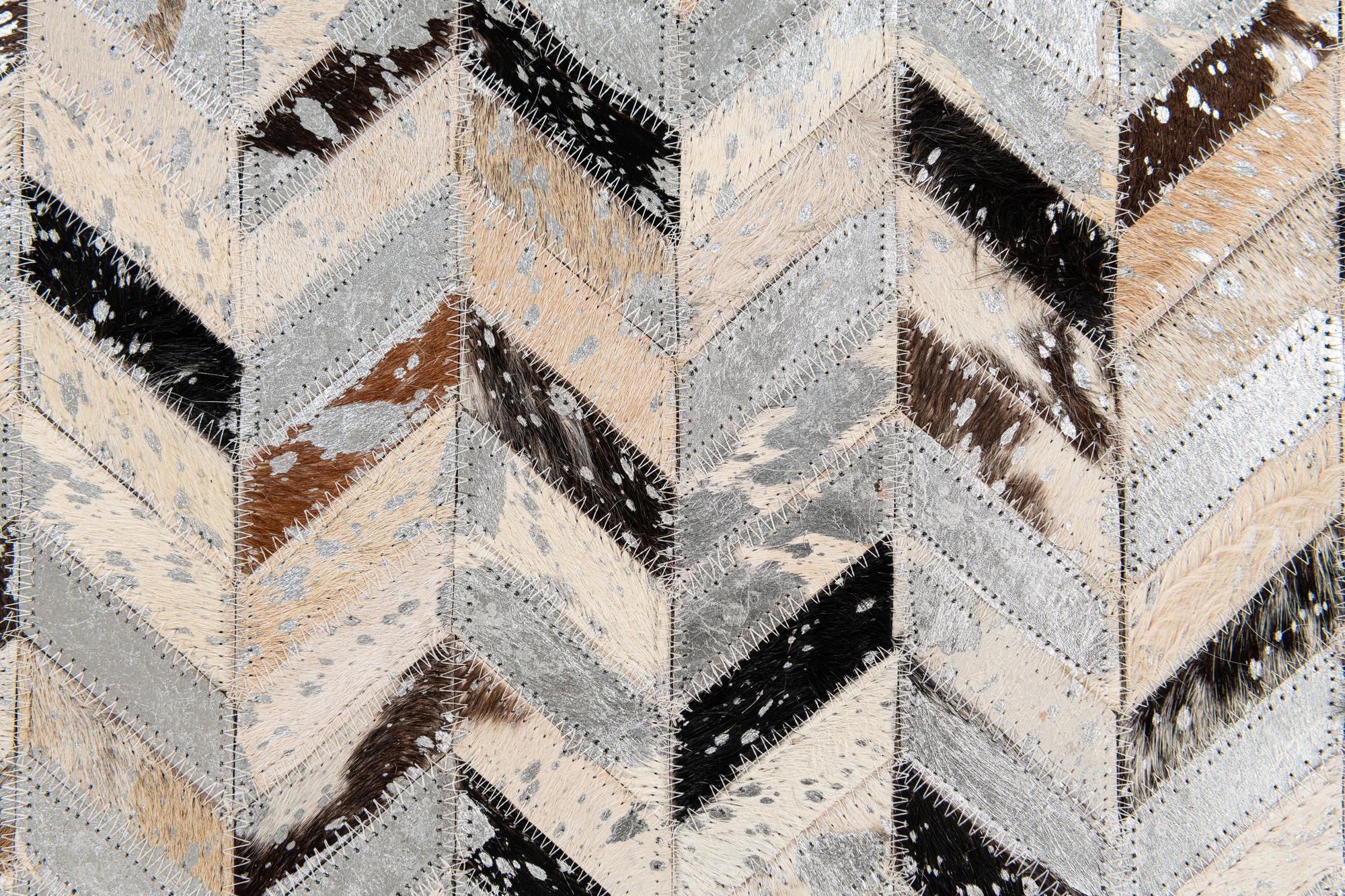 5' 4 x 7' 6 Cowhide Stocks Rug
