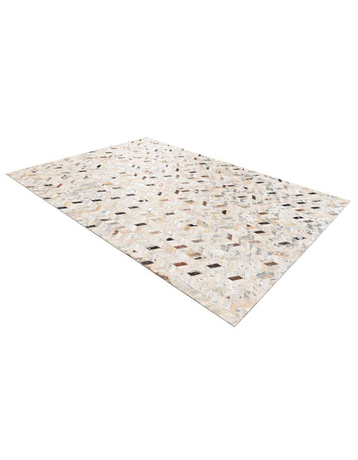 5' 4 x 7' 7 Cowhide Stocks Rug