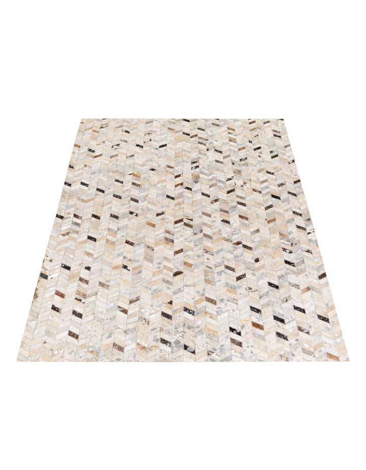 5' 4 x 7' 7 Cowhide Stocks Rug