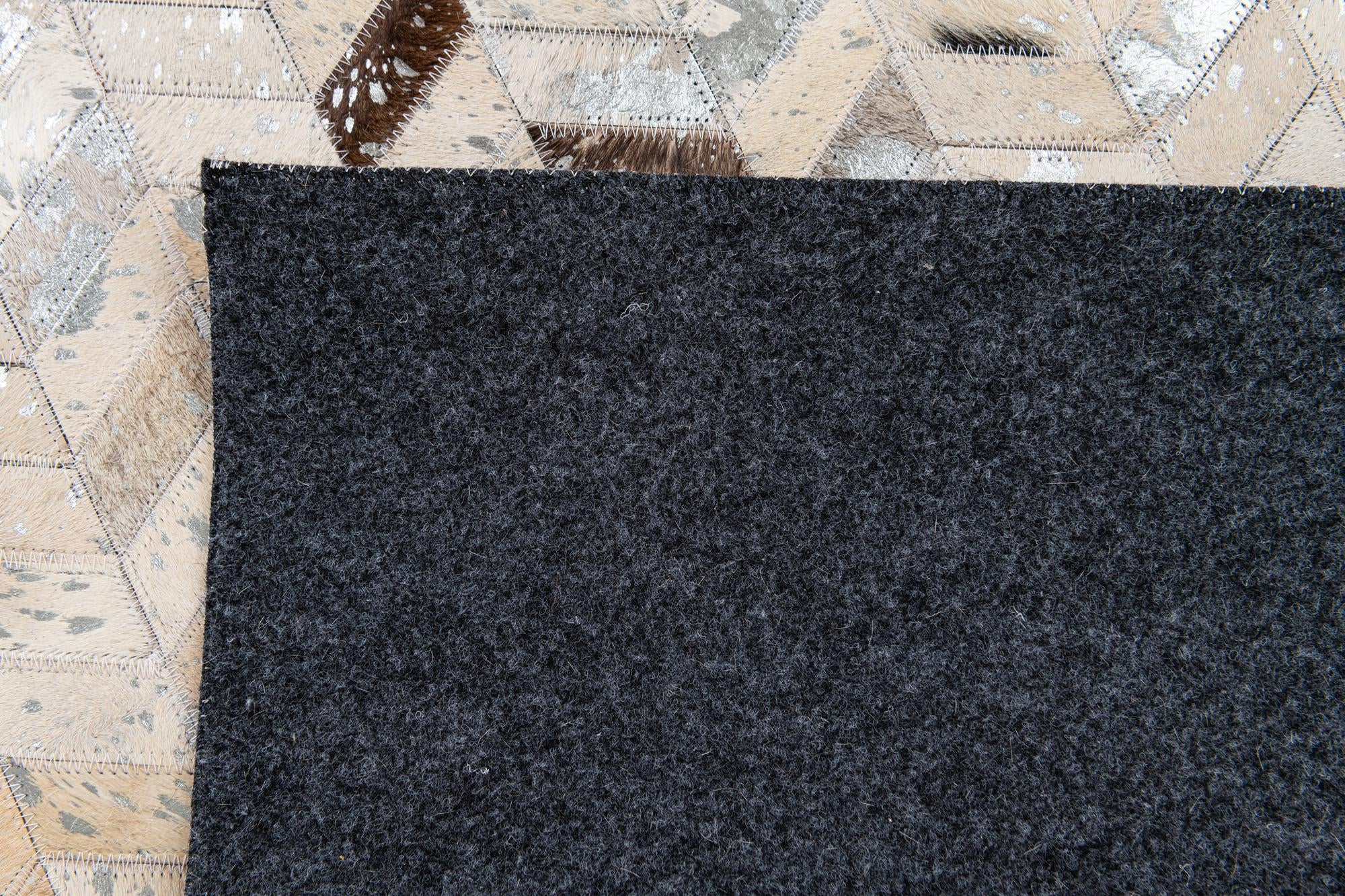 5' 4 x 7' 7 Cowhide Stocks Rug
