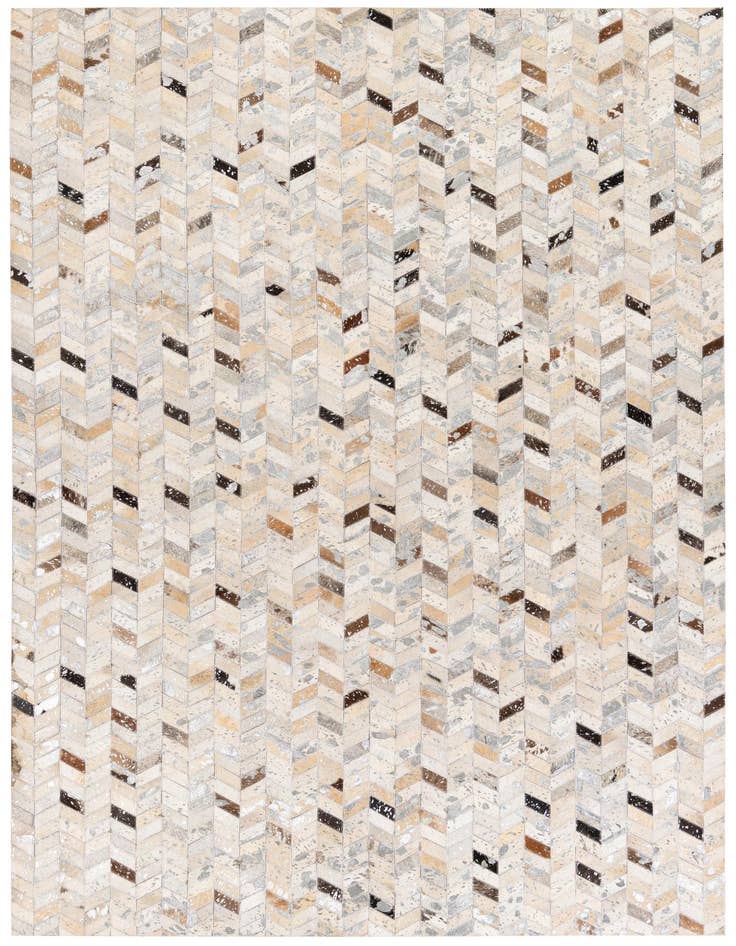 Detail image of 5' 4 x 7' 7 Cowhide Stocks Rug