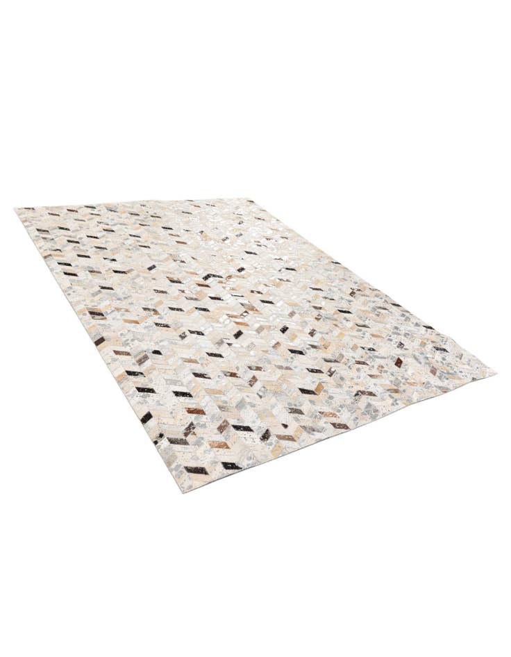 Detail image of 5' 4 x 7' 5 Cowhide Stocks Rug
