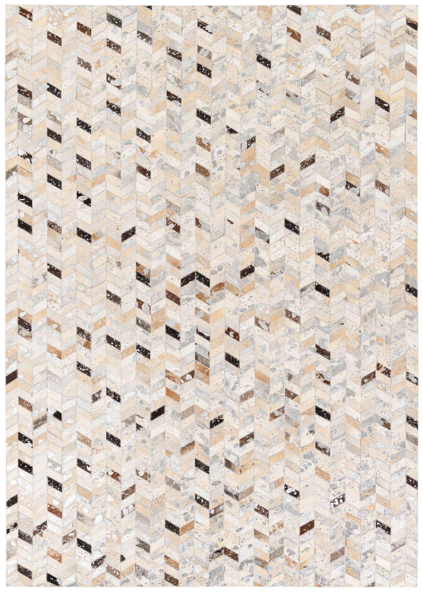 5' 4 x 7' 5 Cowhide Stocks Rug