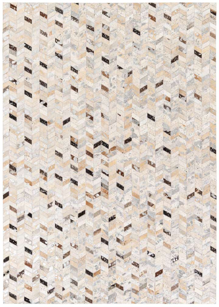 5' 4 x 7' 5 Cowhide Stocks Rug