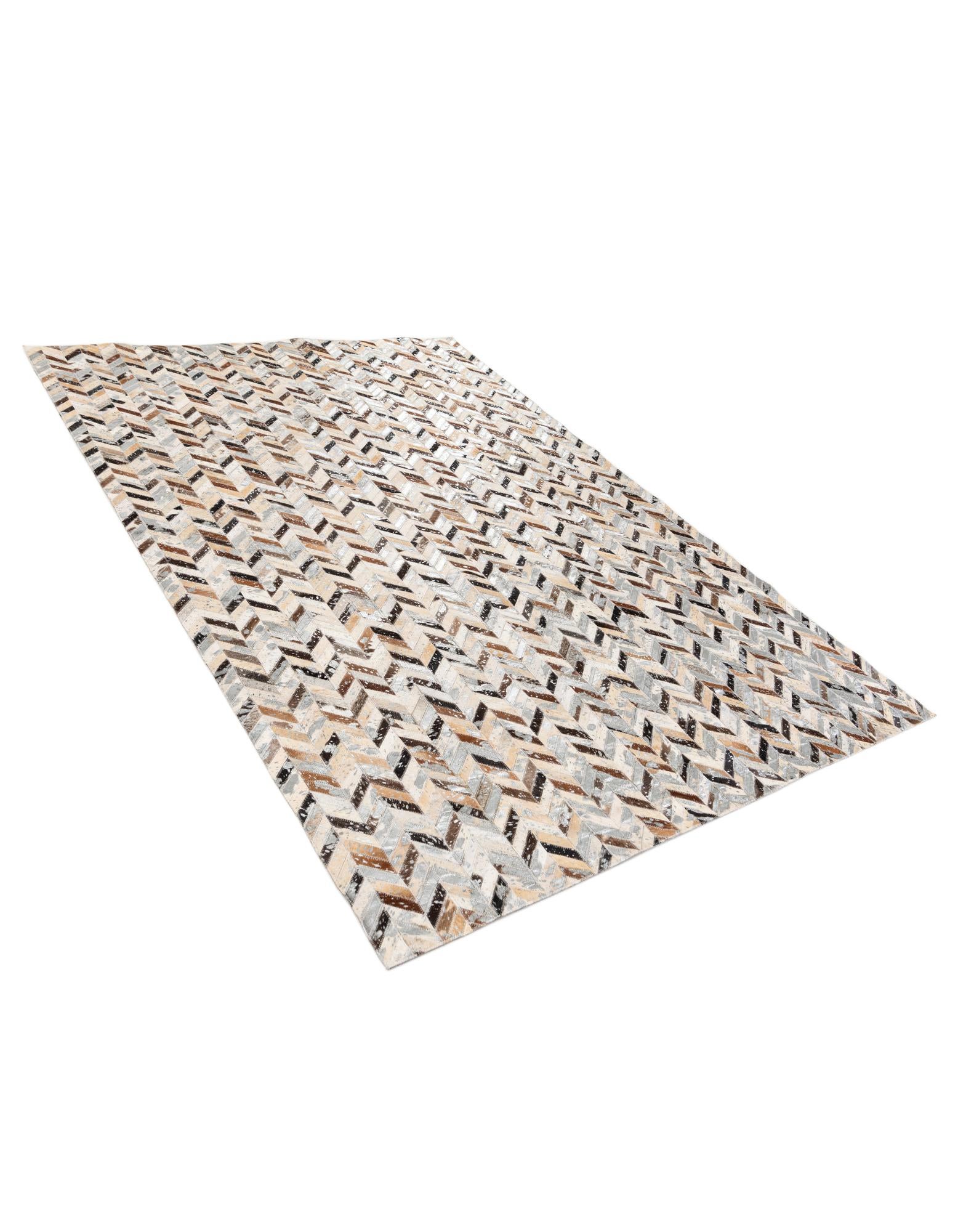 5' 3 x 7' 3 Cowhide Stocks Rug