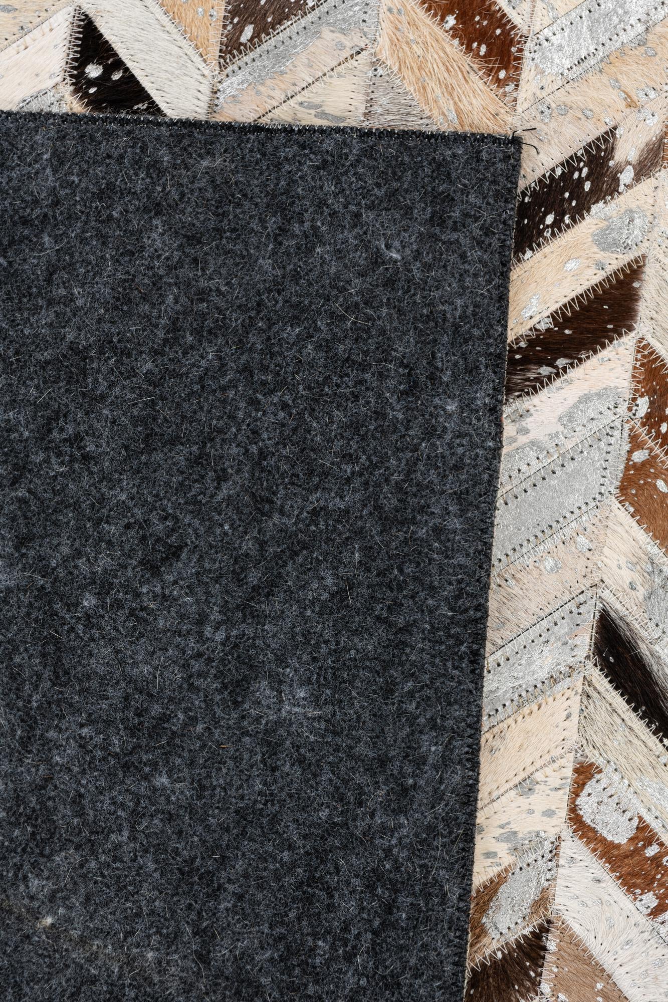 5' 3 x 7' 3 Cowhide Stocks Rug