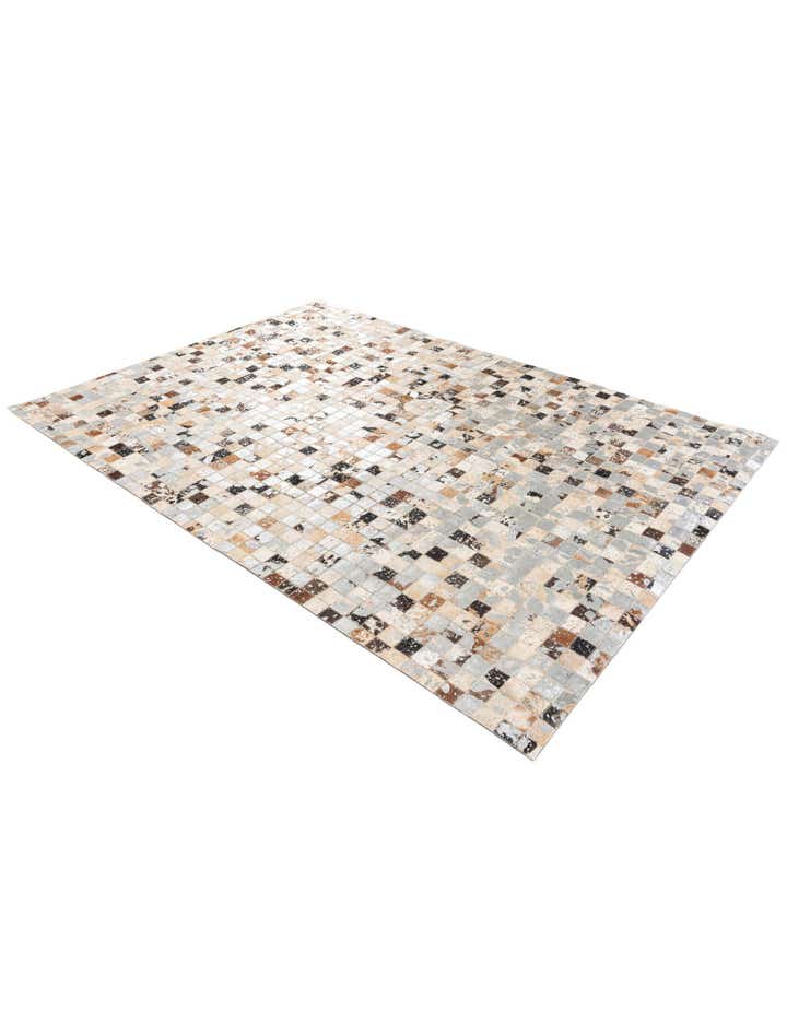 5' 2 x 7' 3 Cowhide Stocks Rug