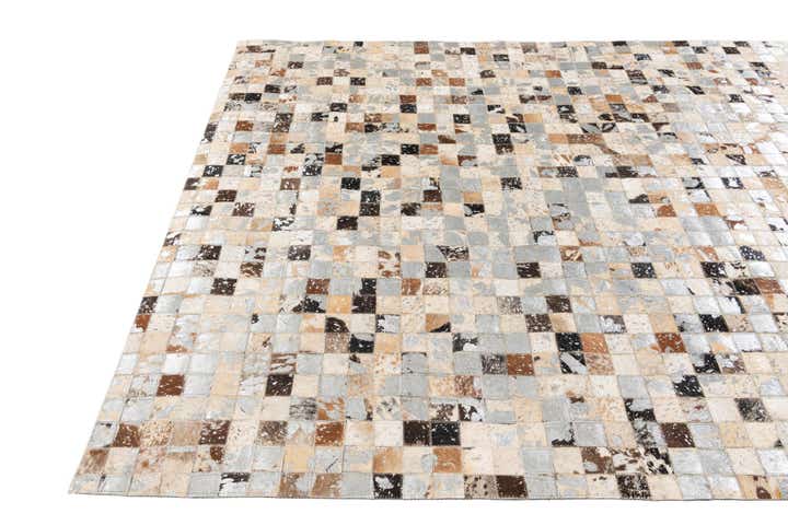 5' 2 x 7' 3 Cowhide Stocks Rug