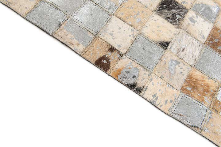 5' 2 x 7' 3 Cowhide Stocks Rug