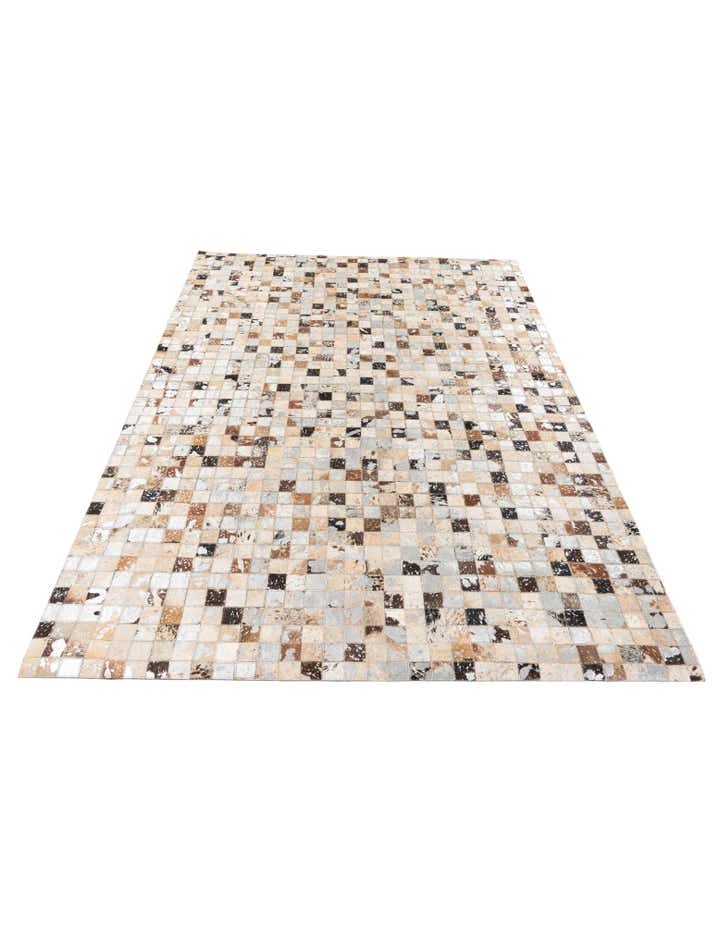 5' 2 x 7' 3 Cowhide Stocks Rug