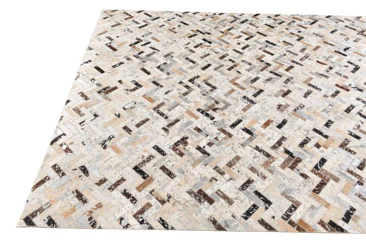 5' 3 x 7' 6 Cowhide Stocks Rug