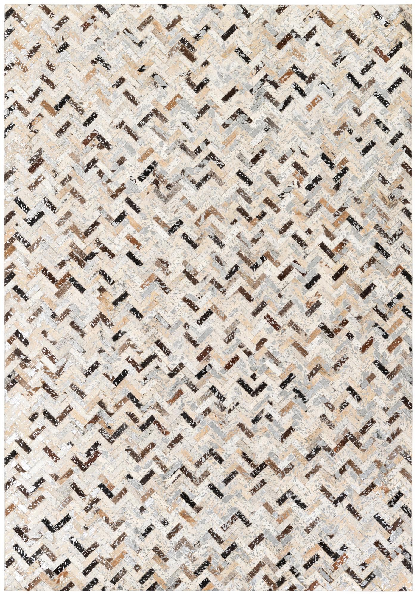 5' 3 x 7' 6 Cowhide Stocks Rug