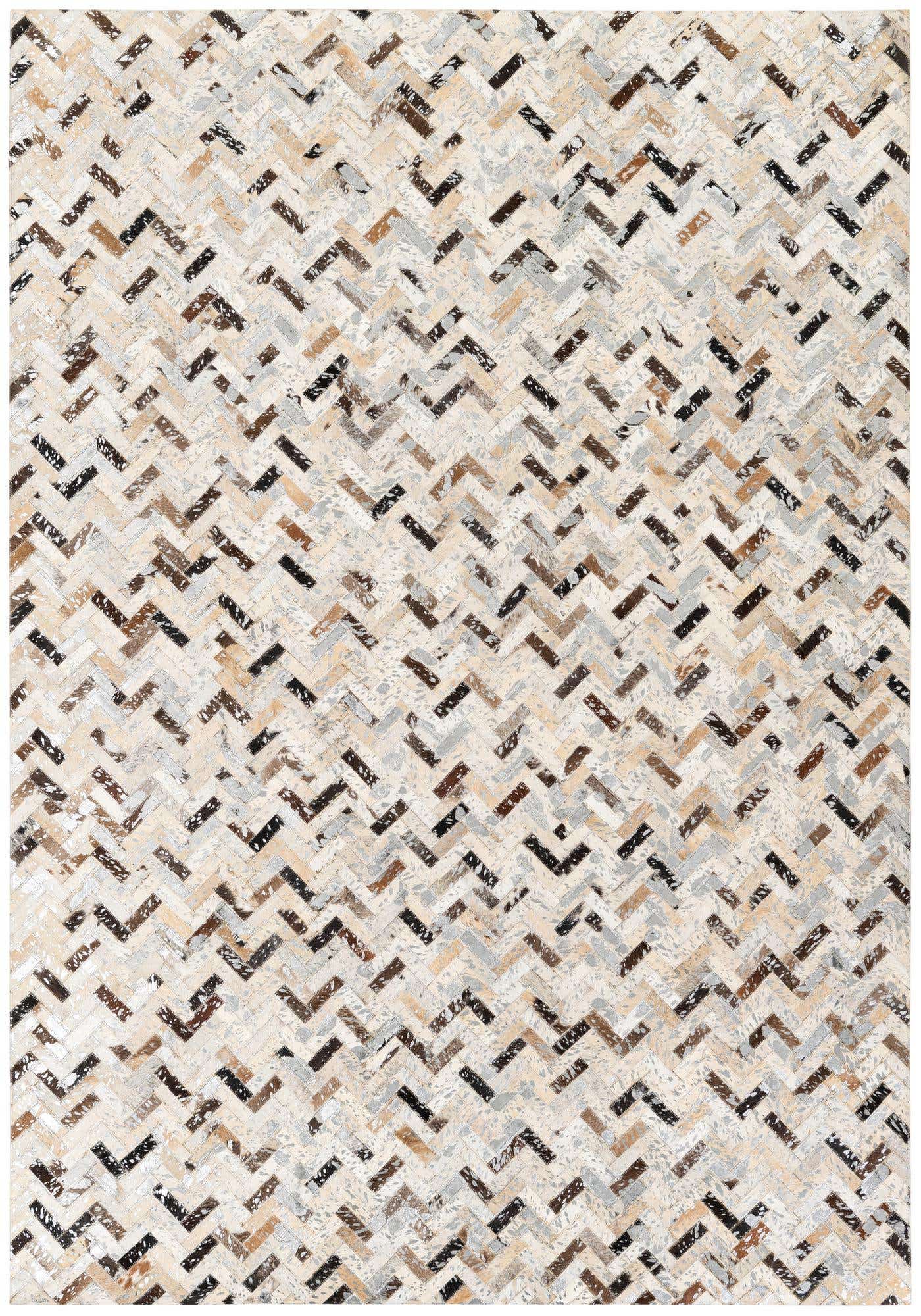 5' 3 x 7' 6 Cowhide Stocks Rug