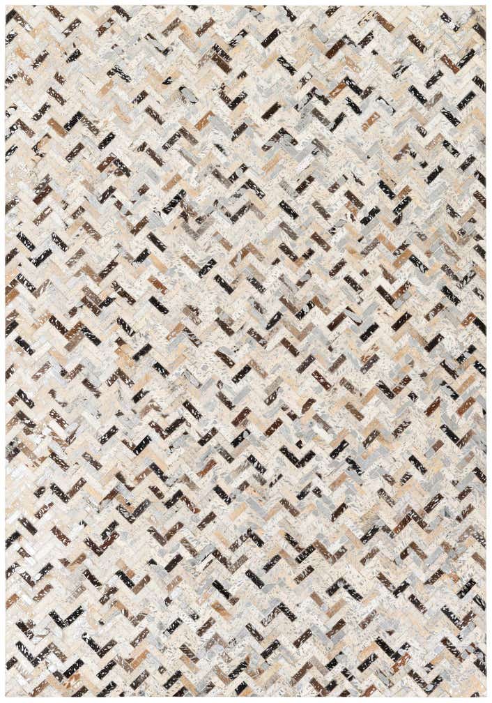 5' 3 x 7' 6 Cowhide Stocks Rug