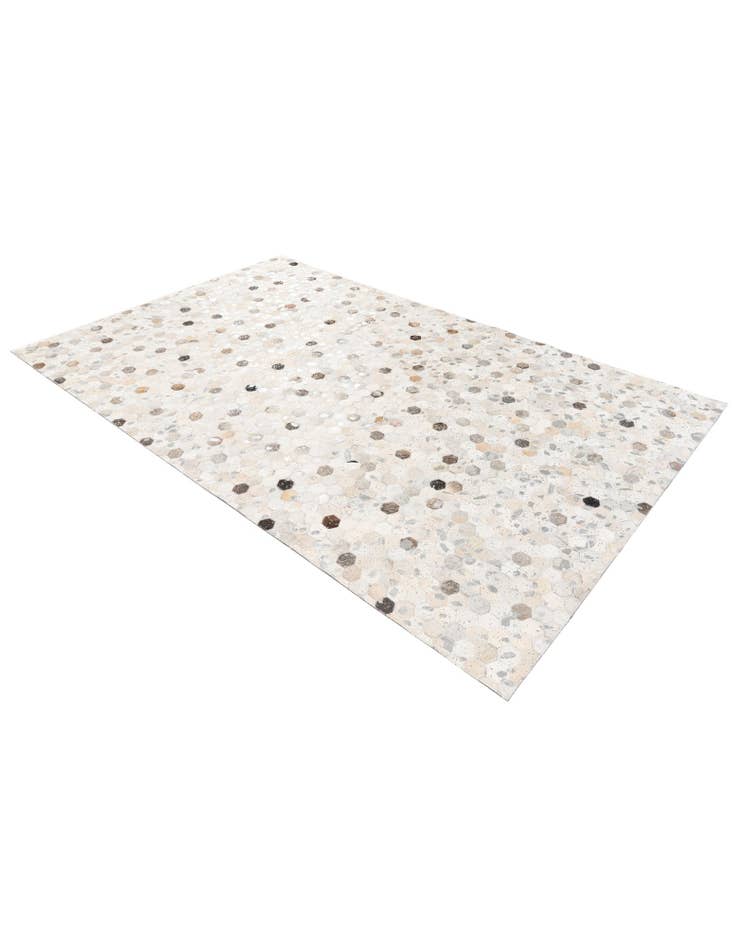 Detail image of 5' x 8' Cowhide Stocks Rug