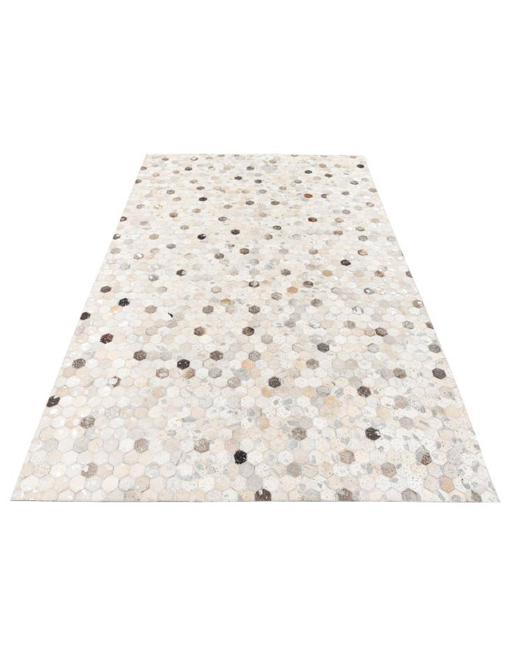 Detail image of 5' x 8' Cowhide Stocks Rug