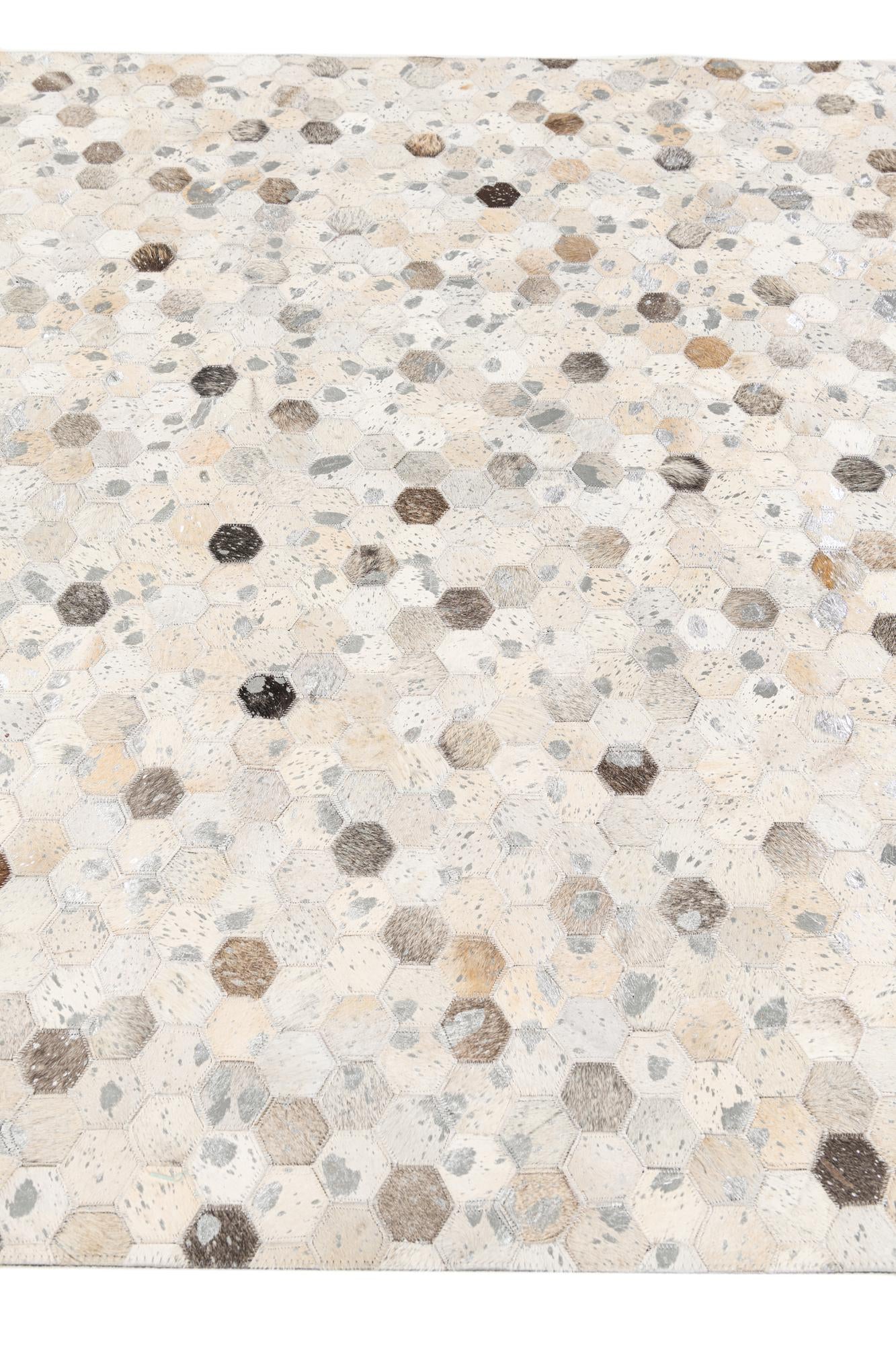 5' x 8' Cowhide Stocks Rug