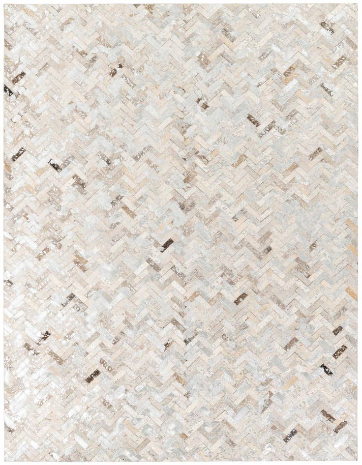 Detail image of 5' 4 x 7' 6 Cowhide Stocks Rug