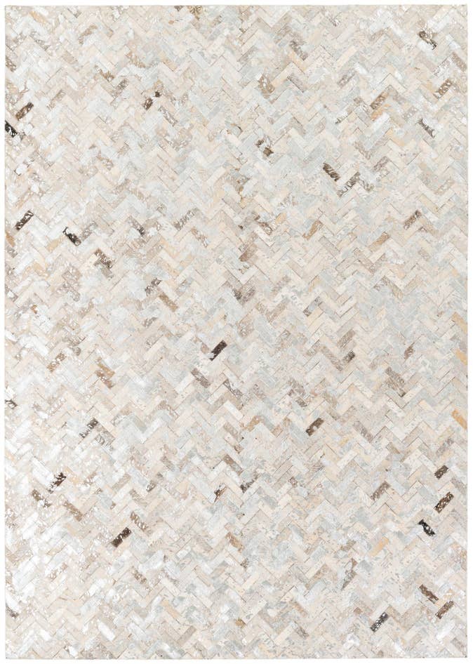 Detail image of 5' 4 x 7' 6 Cowhide Stocks Rug