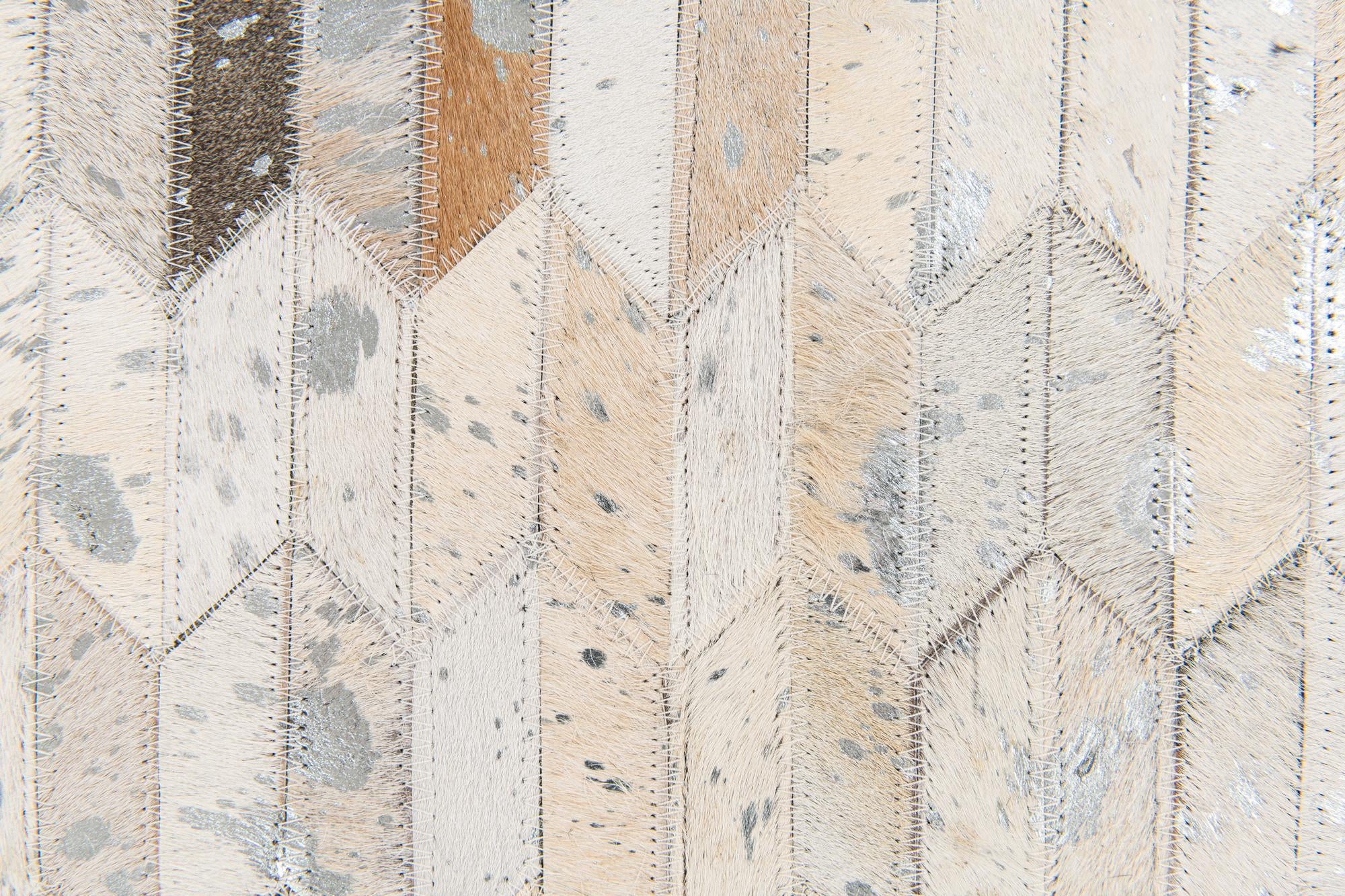 4' 11 x 8' Cowhide Stocks Rug