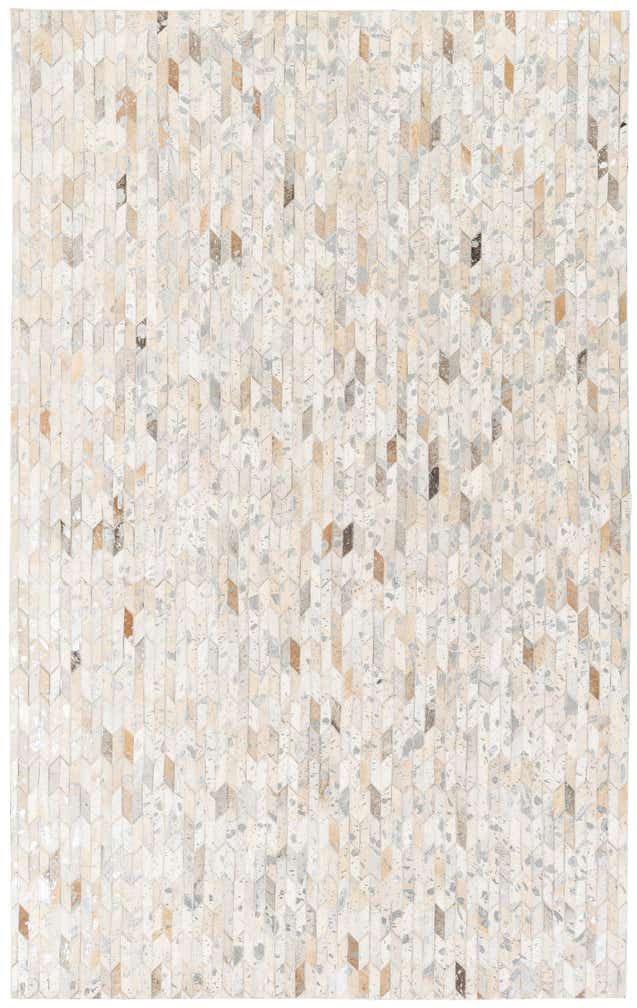 4' 11 x 8' Cowhide Stocks Rug