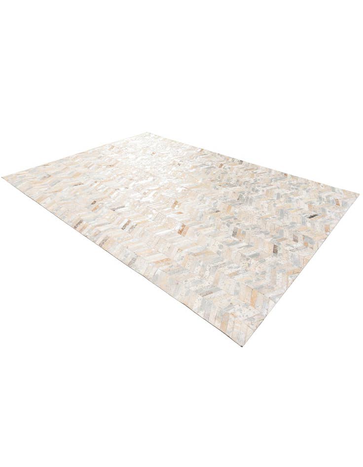 Detail image of 5' 6 x 7' 7 Cowhide Stocks Rug