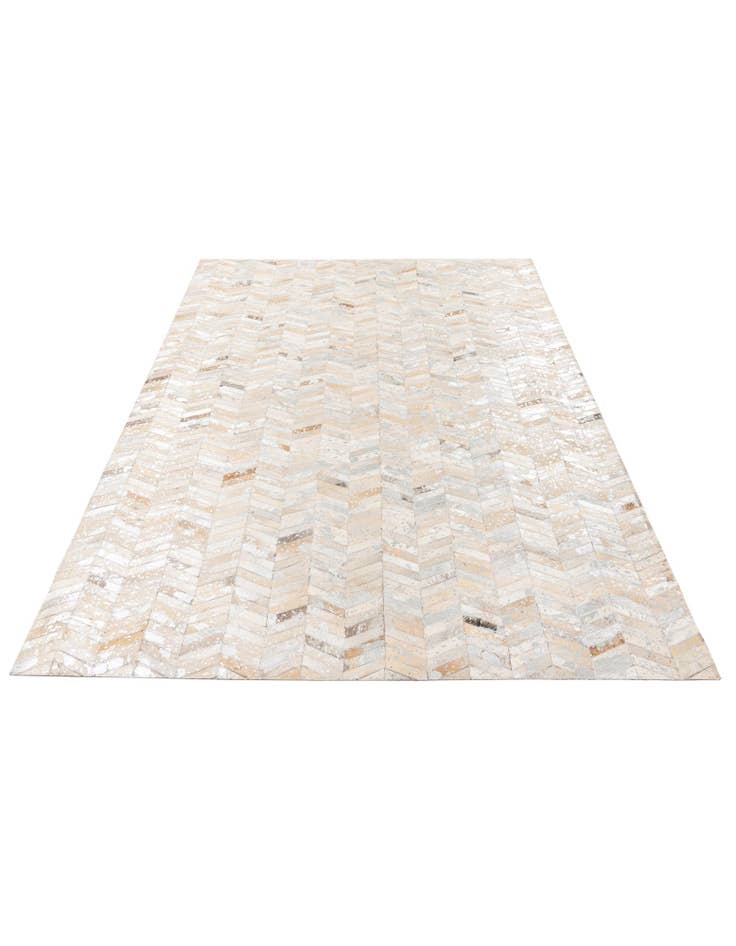 Detail image of 5' 6 x 7' 7 Cowhide Stocks Rug