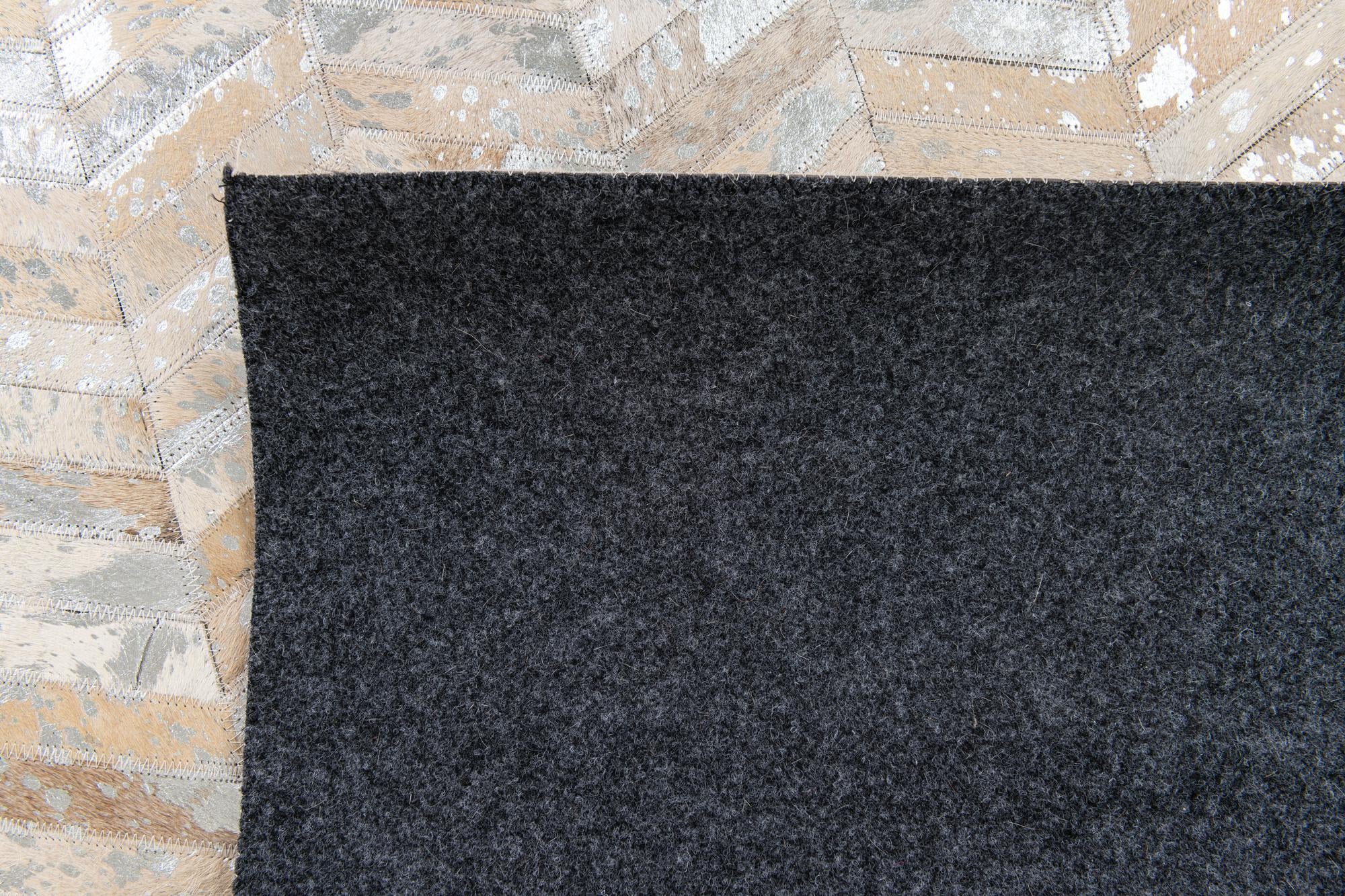 5' 6 x 7' 7 Cowhide Stocks Rug