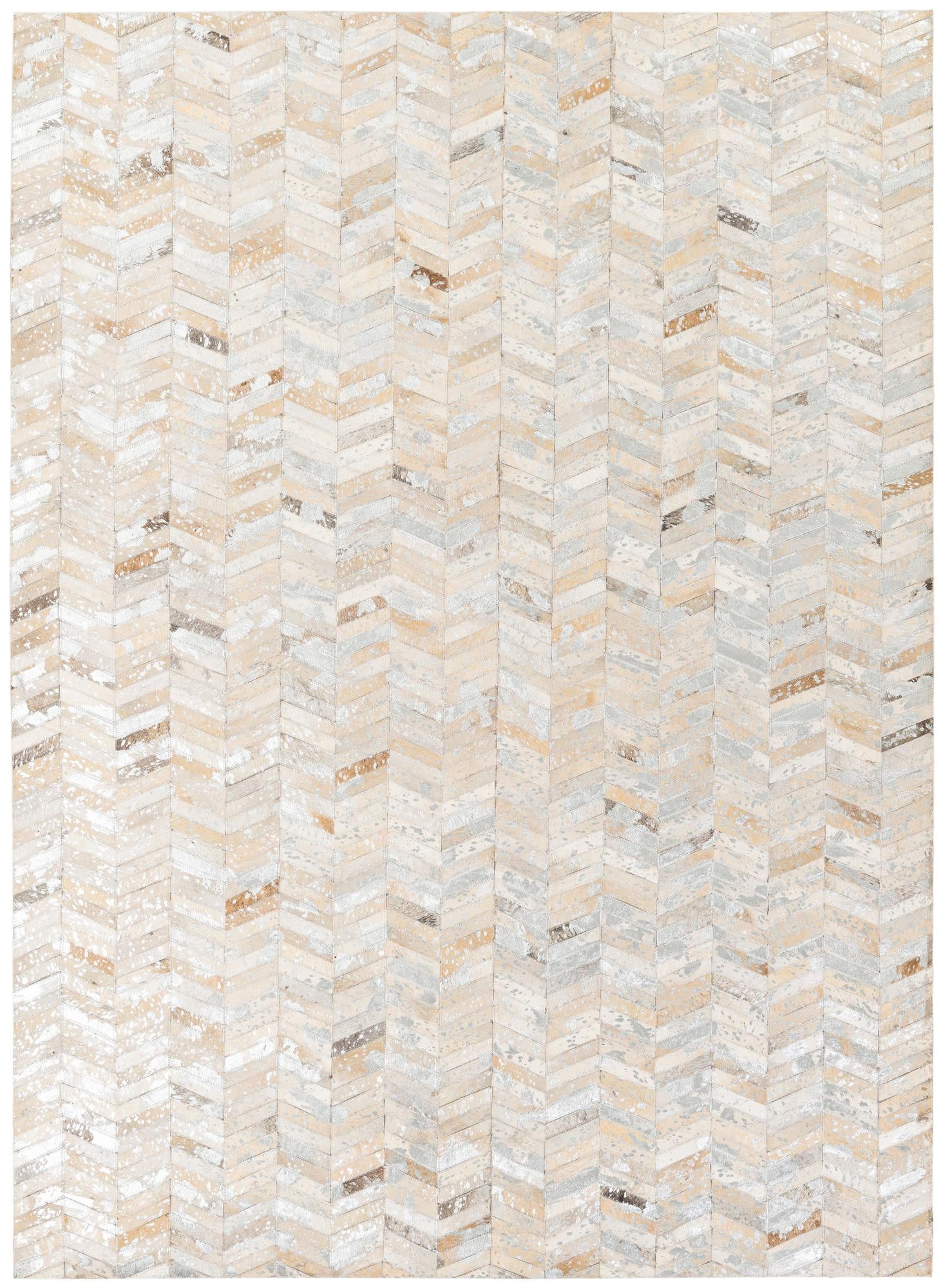 5' 6 x 7' 7 Cowhide Stocks Rug