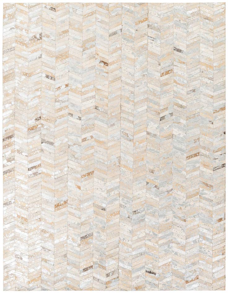 Detail image of 5' 6 x 7' 7 Cowhide Stocks Rug