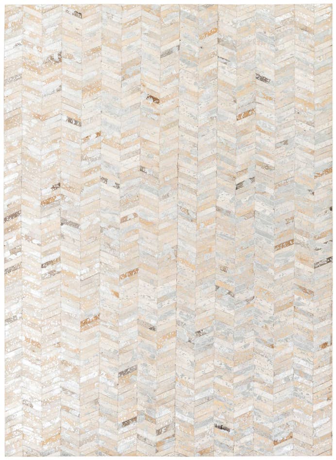 Detail image of 5' 6 x 7' 7 Cowhide Stocks Rug