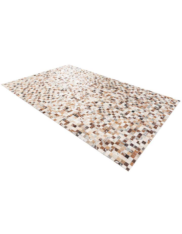 5' 1 x 8' Cowhide Stocks Rug