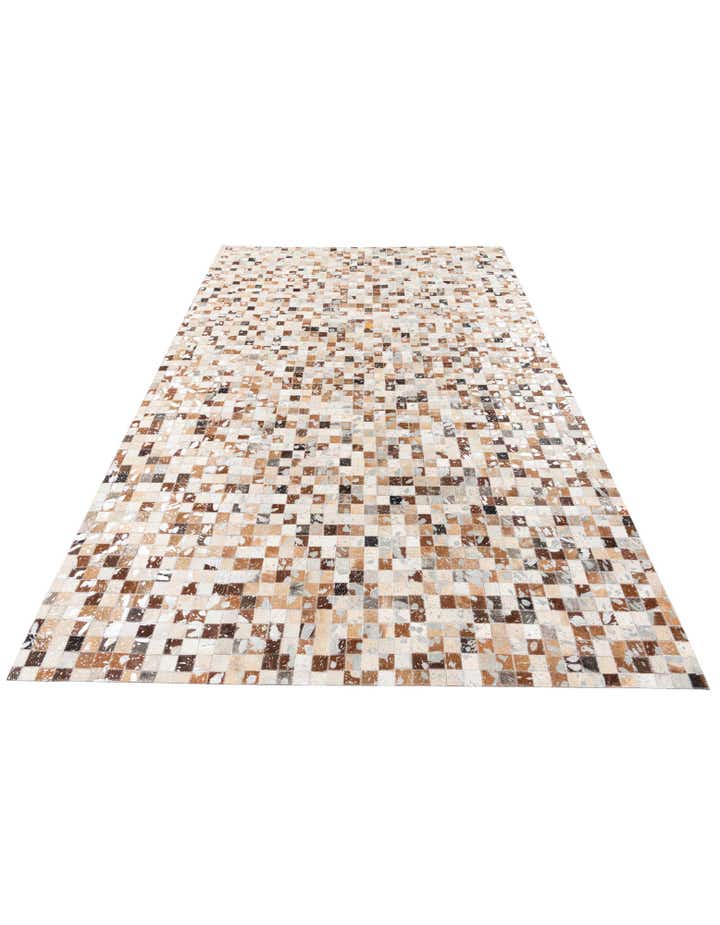 5' 1 x 8' Cowhide Stocks Rug