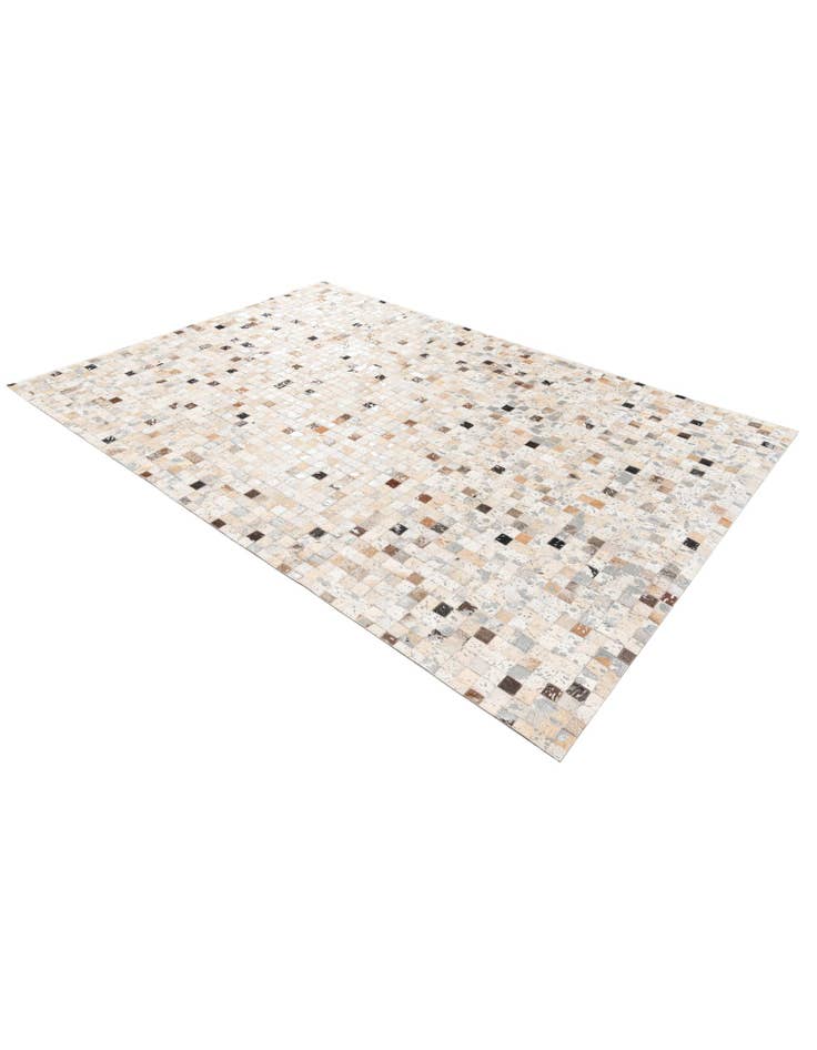 Detail image of 5' 2 x 7' 5 Cowhide Stocks Rug