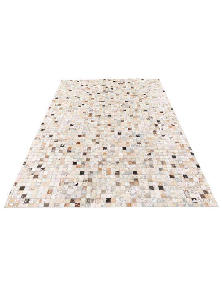 5' 2 x 7' 5 Cowhide Stocks Rug