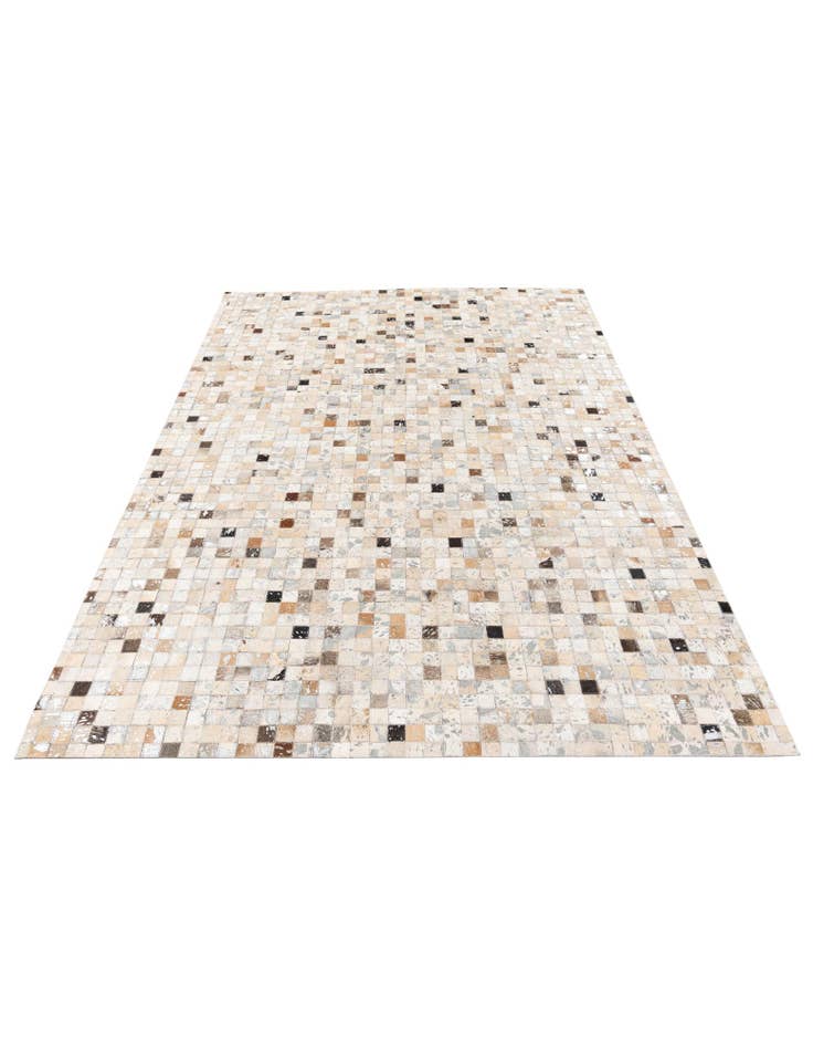 Detail image of 5' 2 x 7' 5 Cowhide Stocks Rug