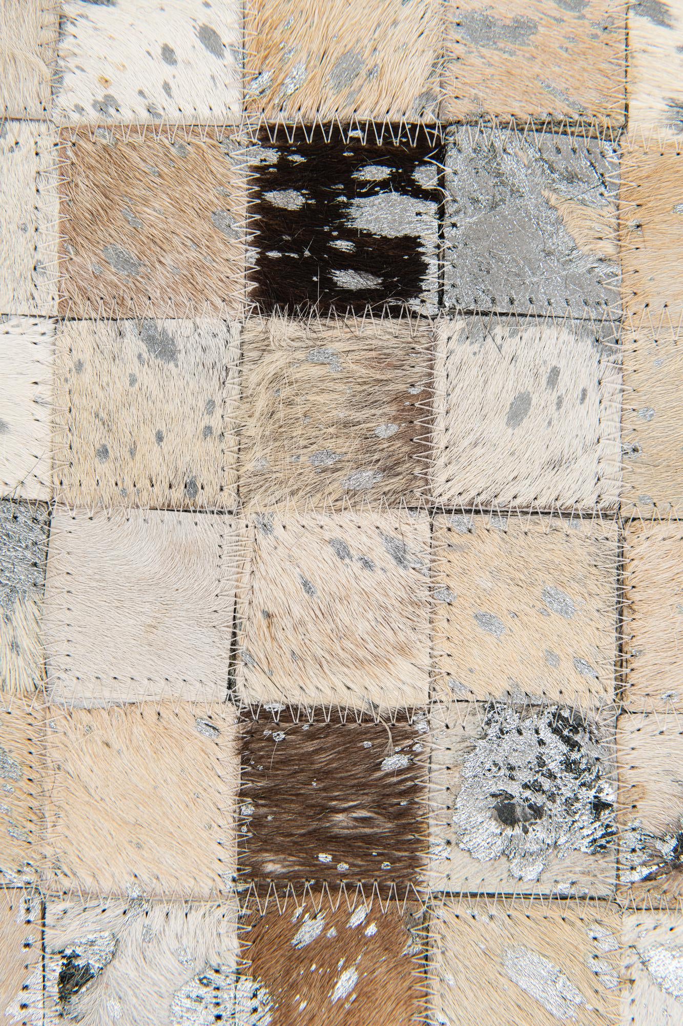 5' 2 x 7' 5 Cowhide Stocks Rug