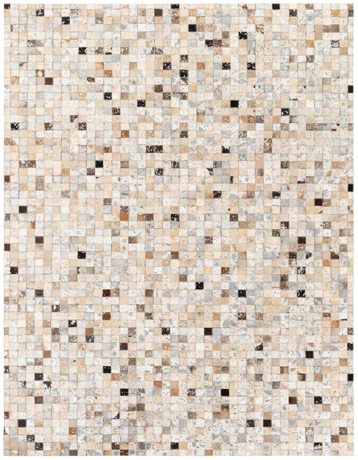 Detail image of 5' 2 x 7' 5 Cowhide Stocks Rug