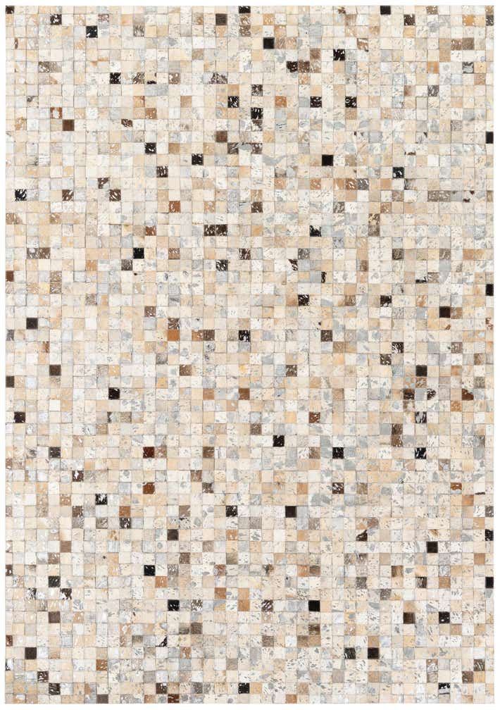 5' 2 x 7' 5 Cowhide Stocks Rug