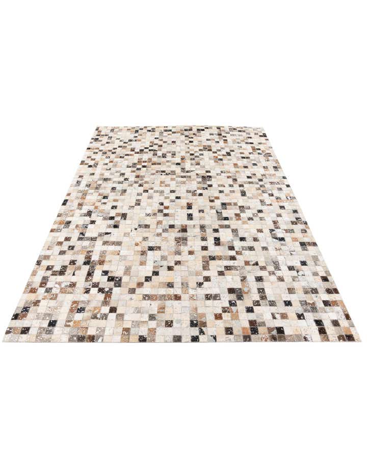 5' 3 x 7' 6 Cowhide Stocks Rug