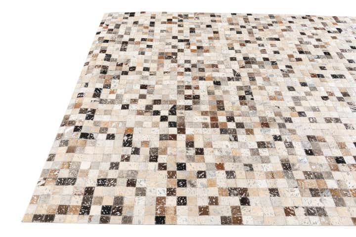 5' 3 x 7' 6 Cowhide Stocks Rug