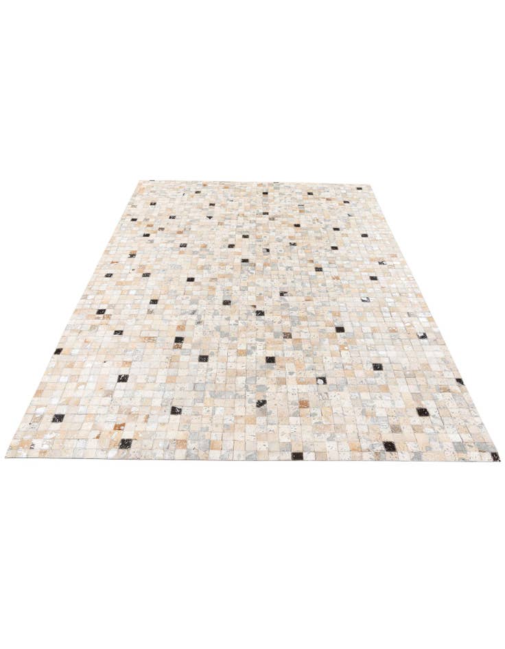 Detail image of 5' 4 x 7' 6 Cowhide Stocks Rug