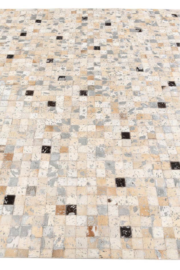 Detail image of 5' 4 x 7' 6 Cowhide Stocks Rug